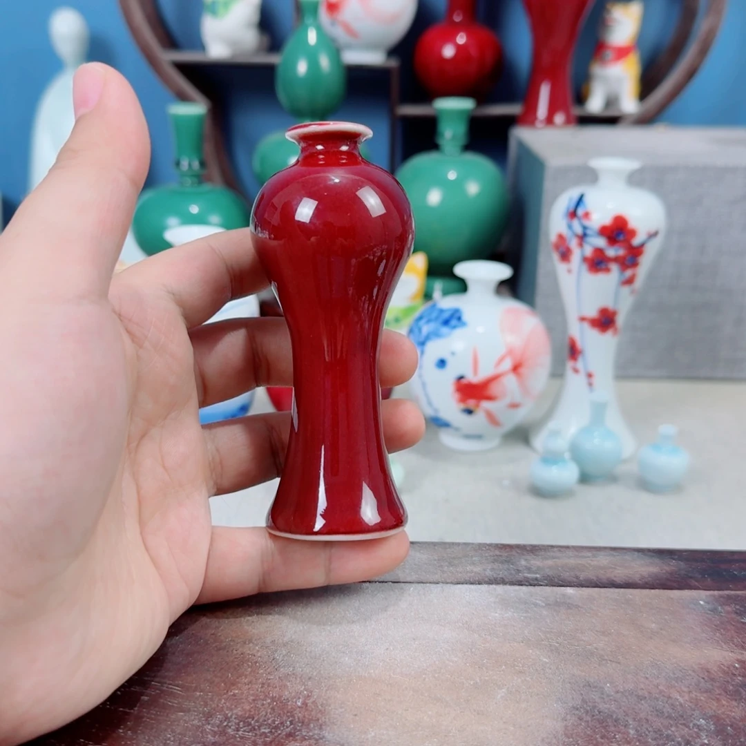 陶瓷手工小花器摆件