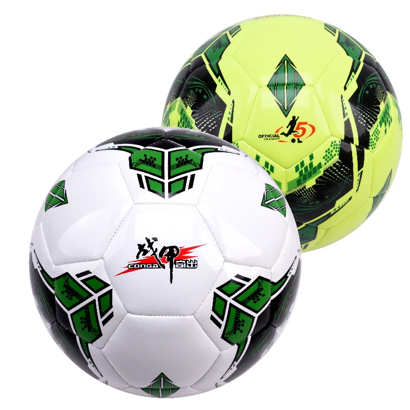 战甲6056材质手缝5号白黄足球