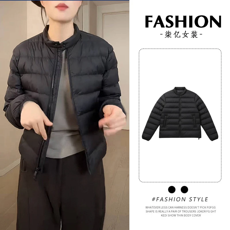 正肩袖棉服加厚外套女士2025冬季新款短款户外保暖高级感棉袄潮