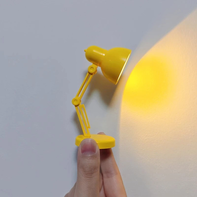 磁吸迷你小夜灯可折叠拇指小台灯宿舍床上用卧室睡眠氛围灯送礼物