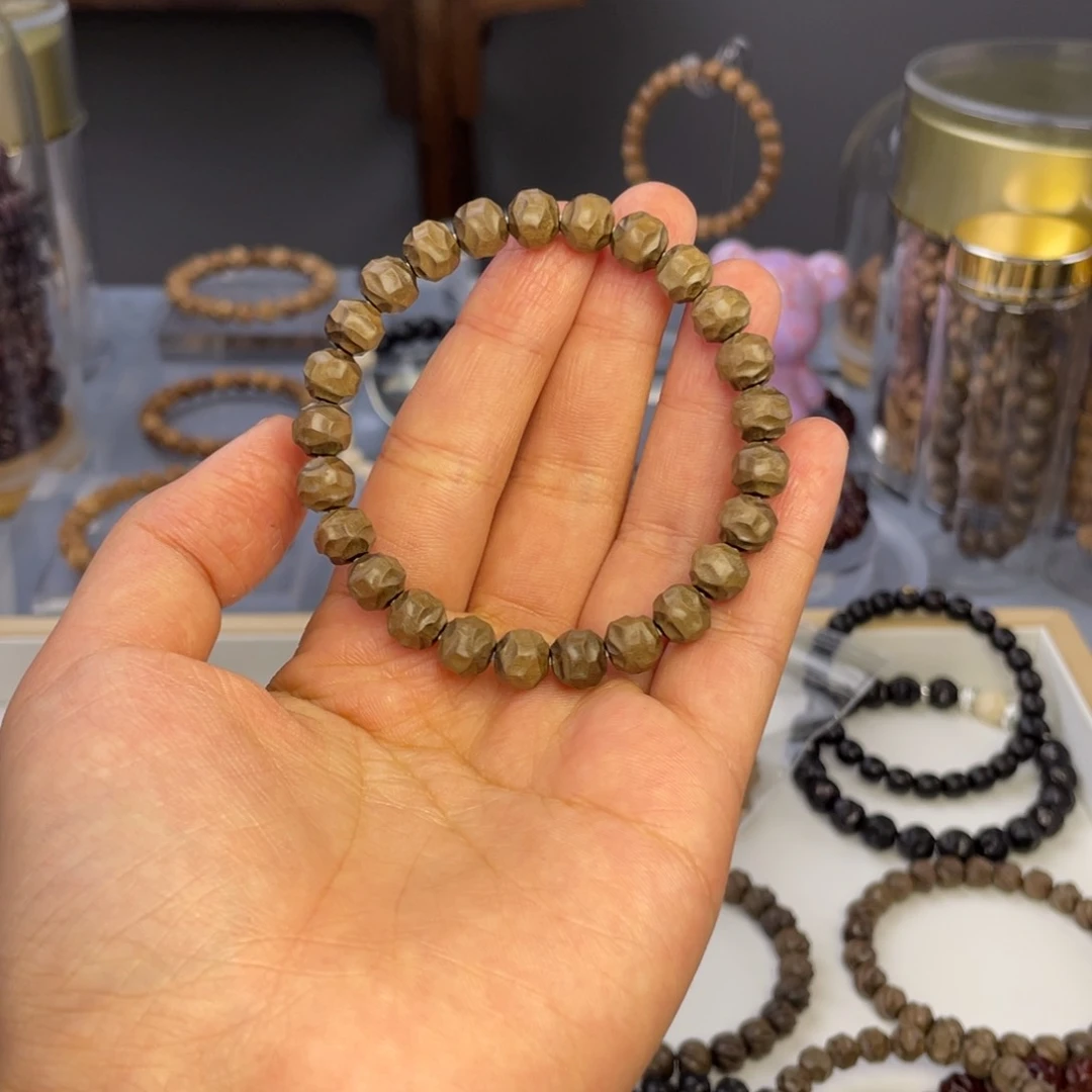 檀香木无事牌一*烩阴沉老山千刀无相08