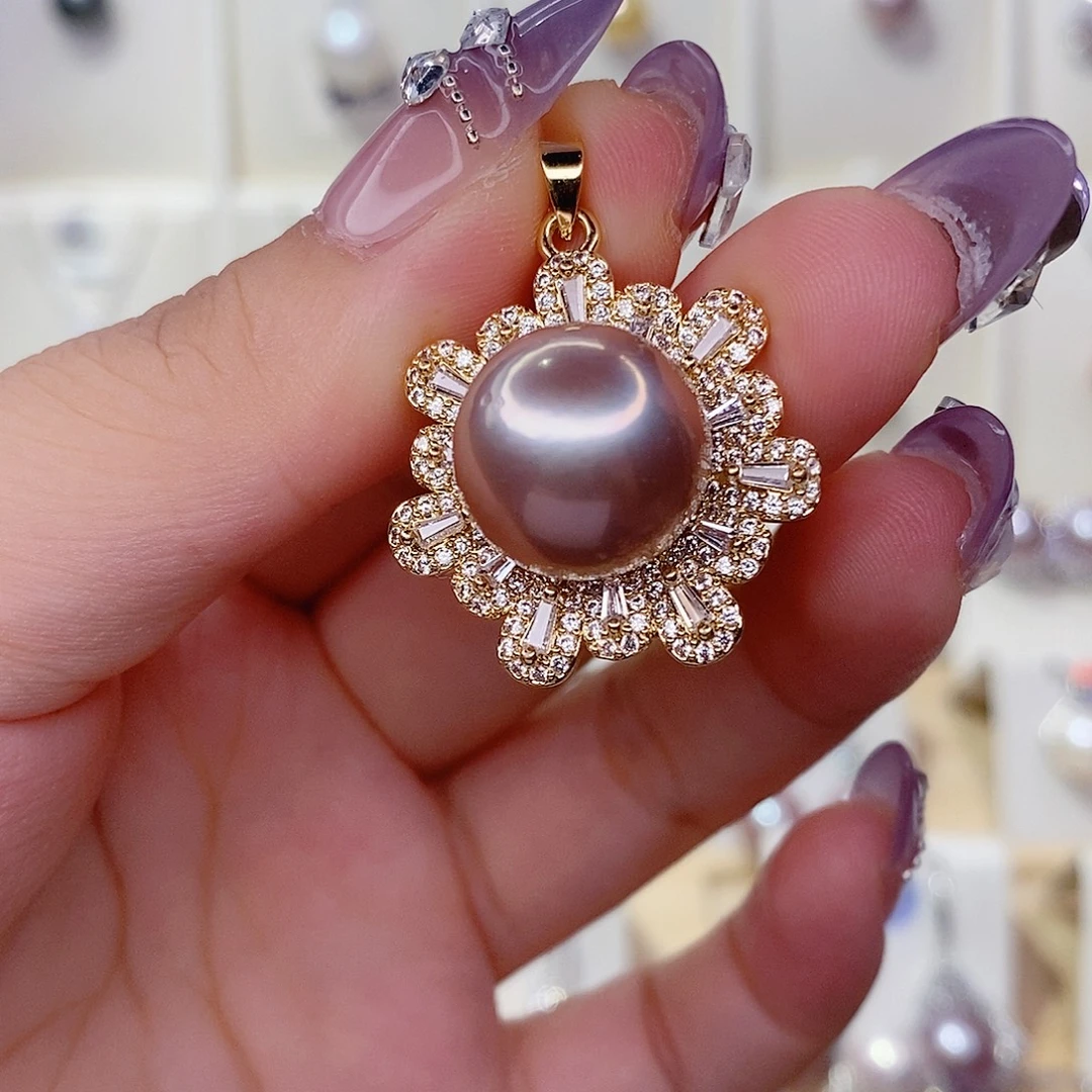 淡水珍珠吊坠(赠链)未镶嵌14➕