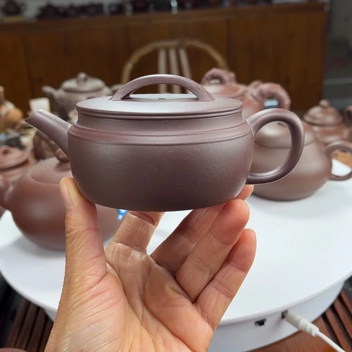 茶壶紫砂紫砂花茶