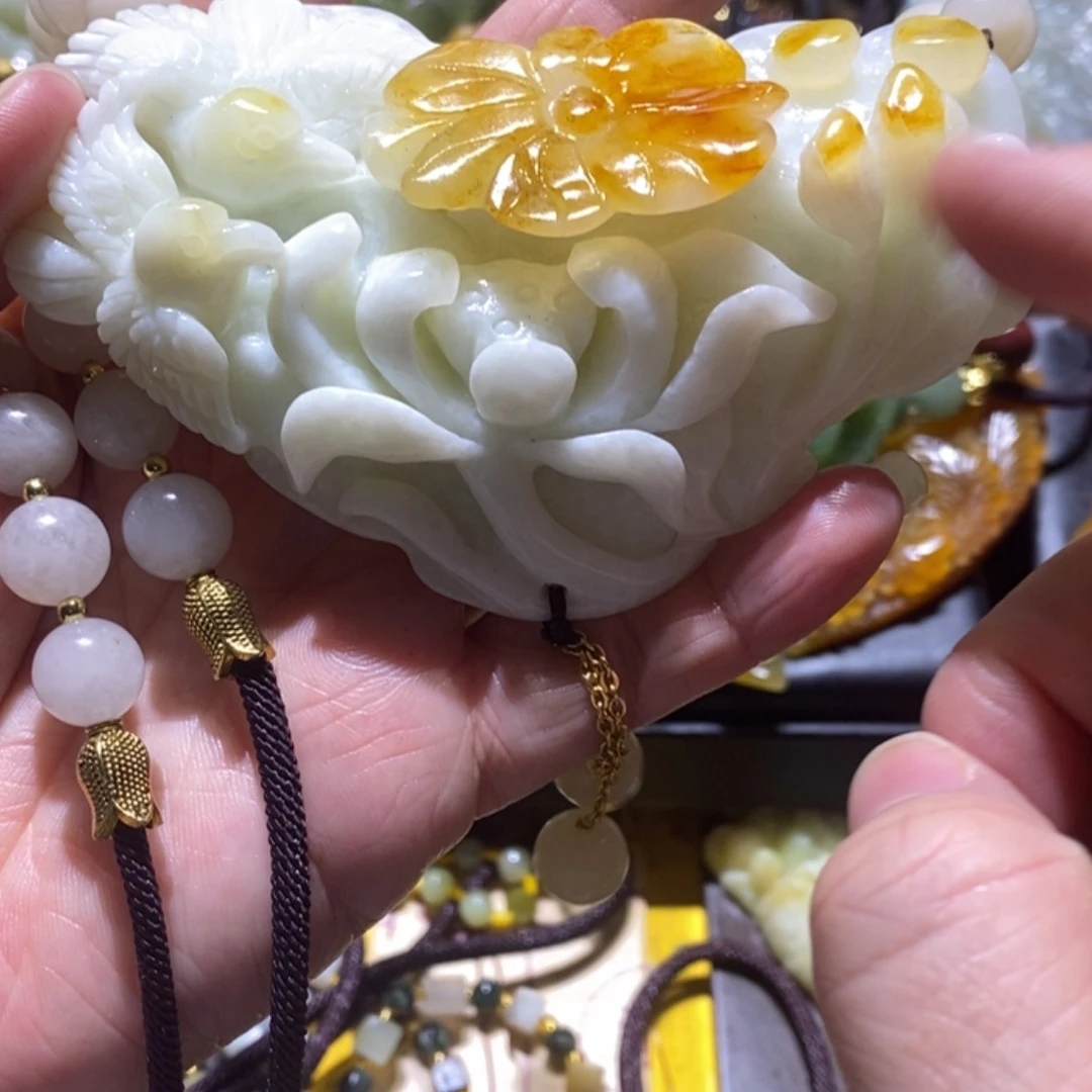 【闪购商品】岫玉毛衣链未镶嵌