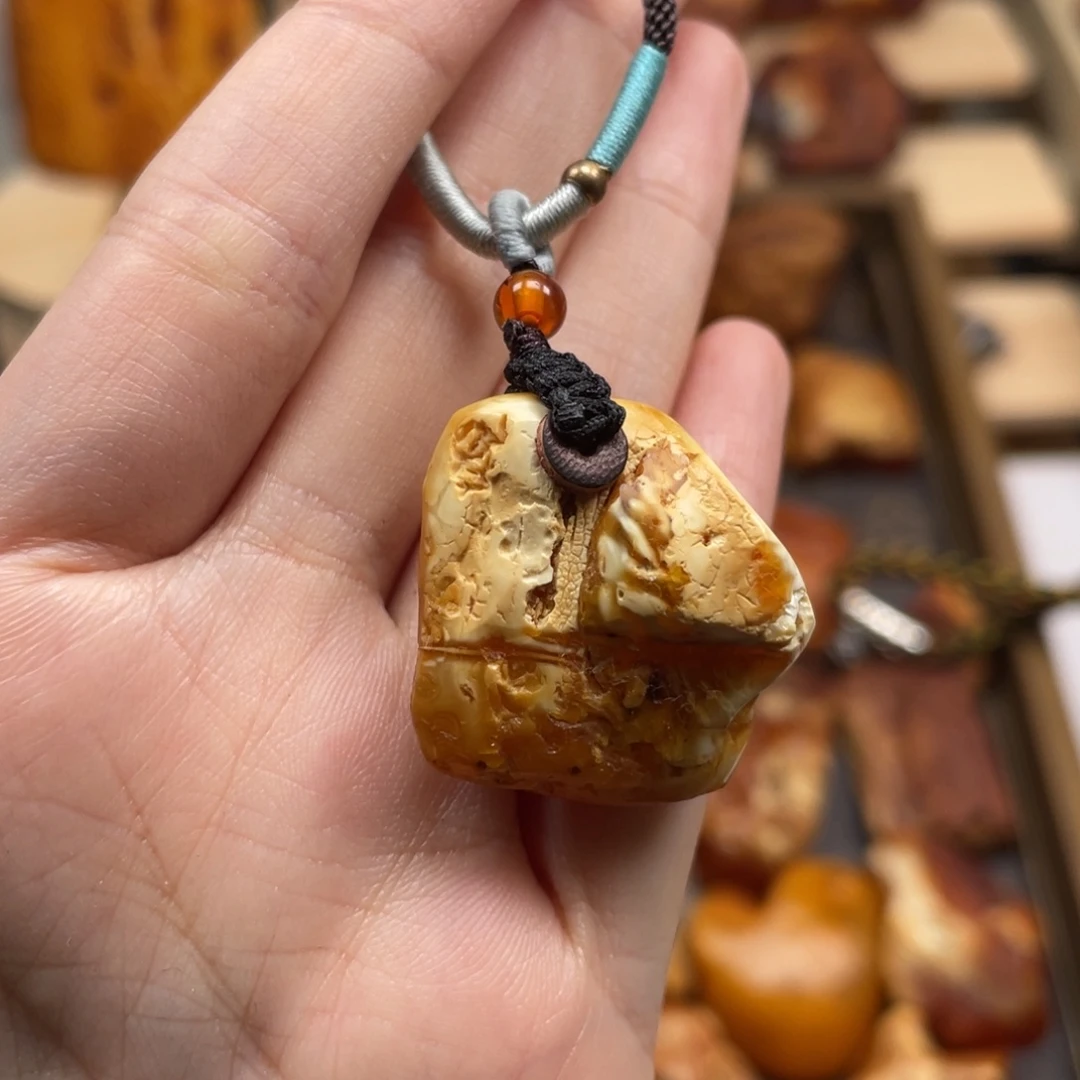 琥珀银S925镶嵌珠宝奇石