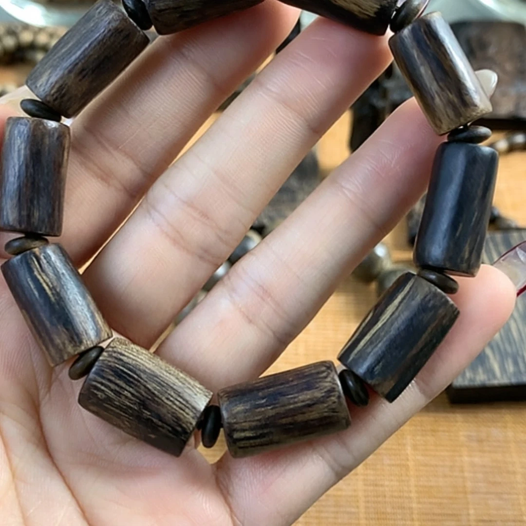 【闪购商品】沉香手串文莱沉香桶珠22.6克沉水