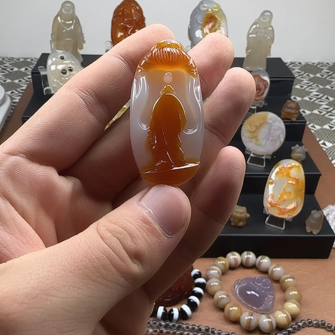 玛瑙/玉髓未镶嵌颈饰