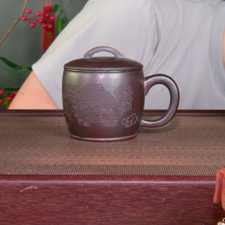 茶杯紫砂高货放漏