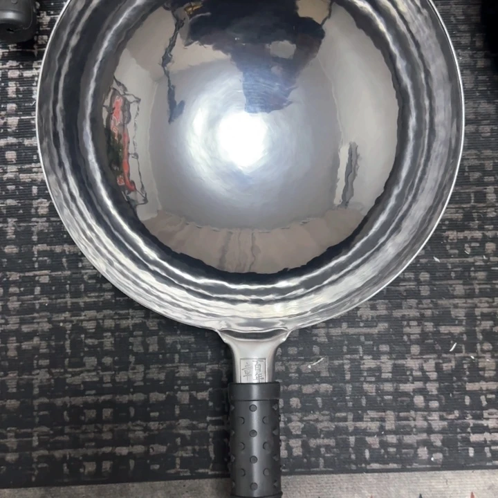 真***棒熟铁手工锻打铁锅32