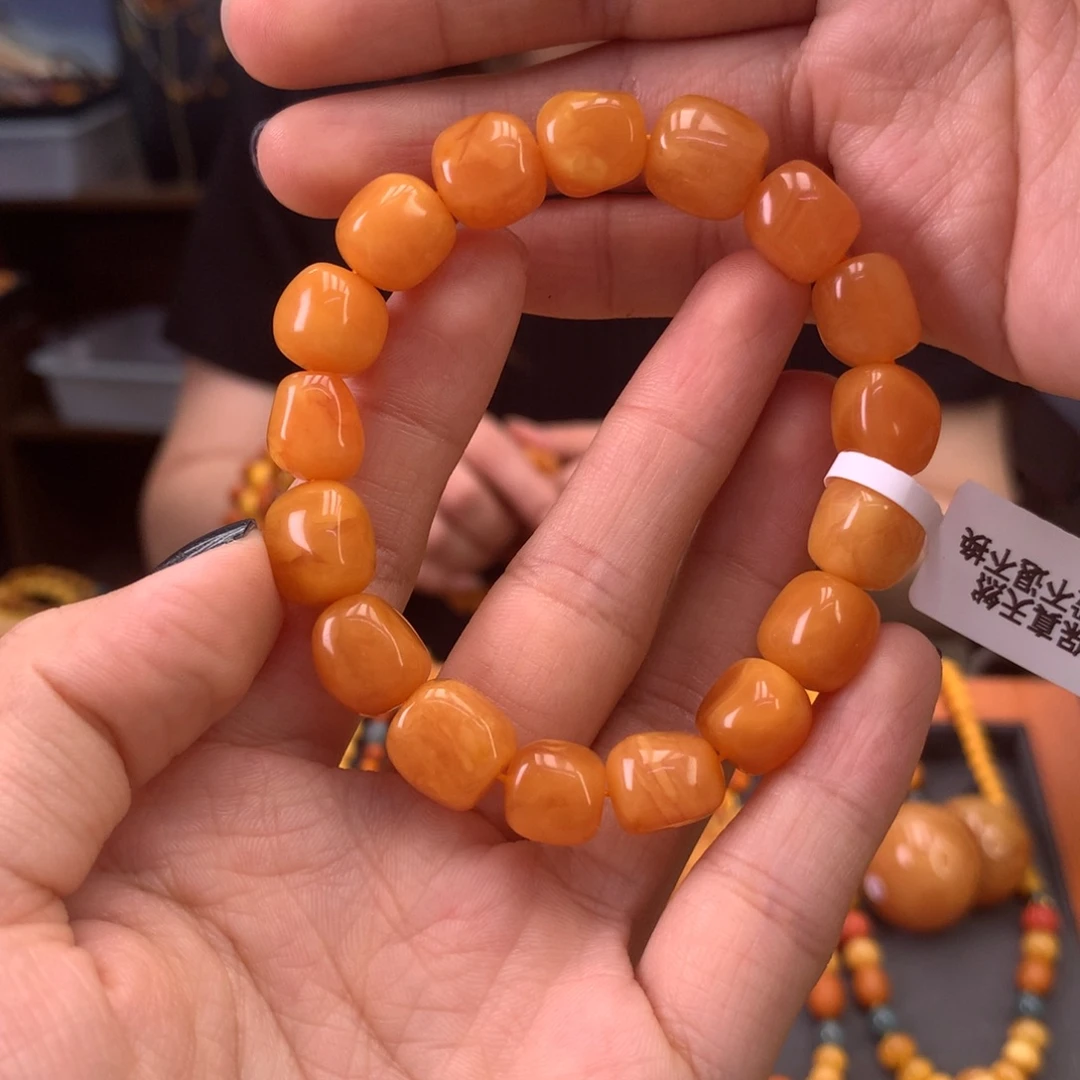 未镶嵌蜜蜡手串天然