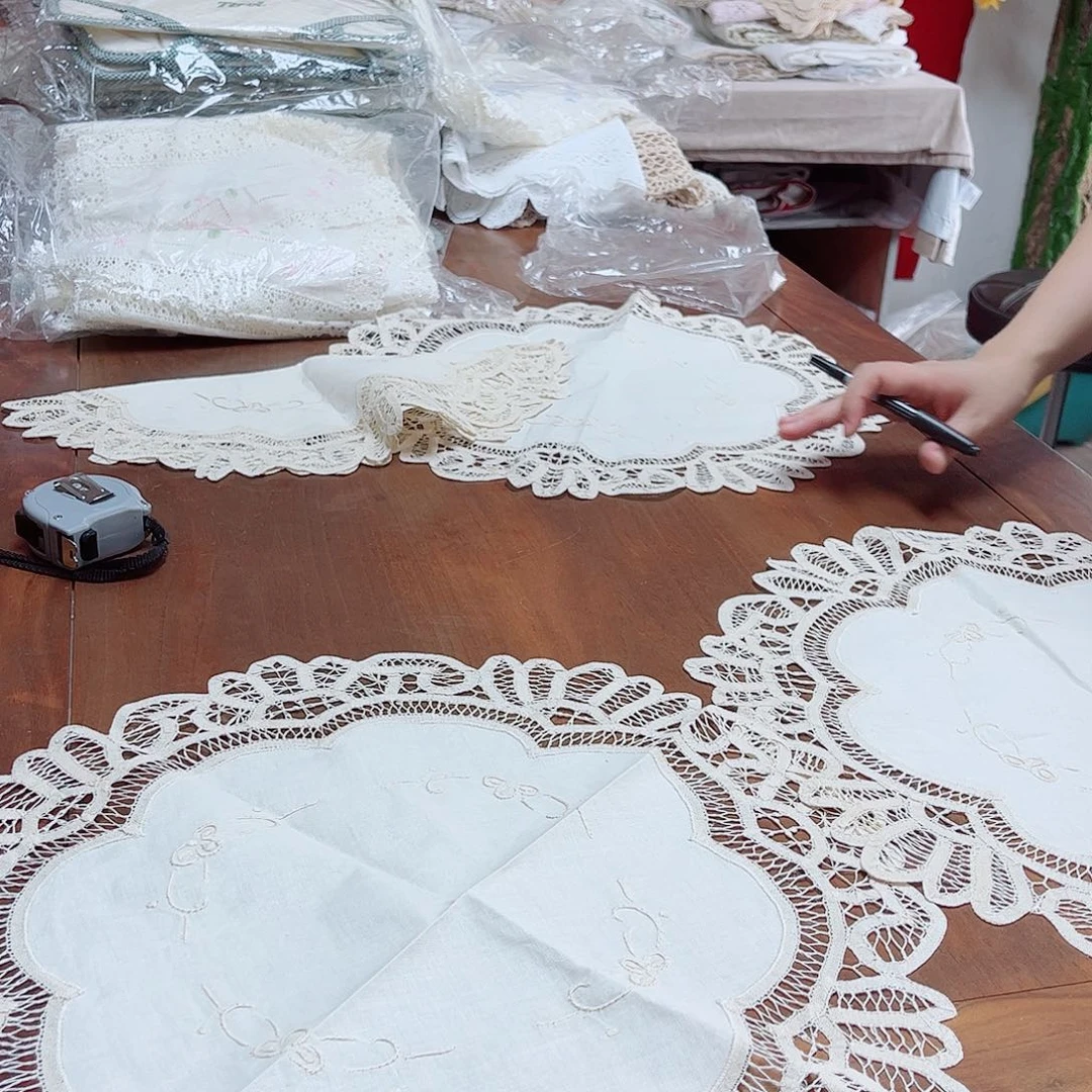 毛绒亚麻棉008-2个44厘米圆两片