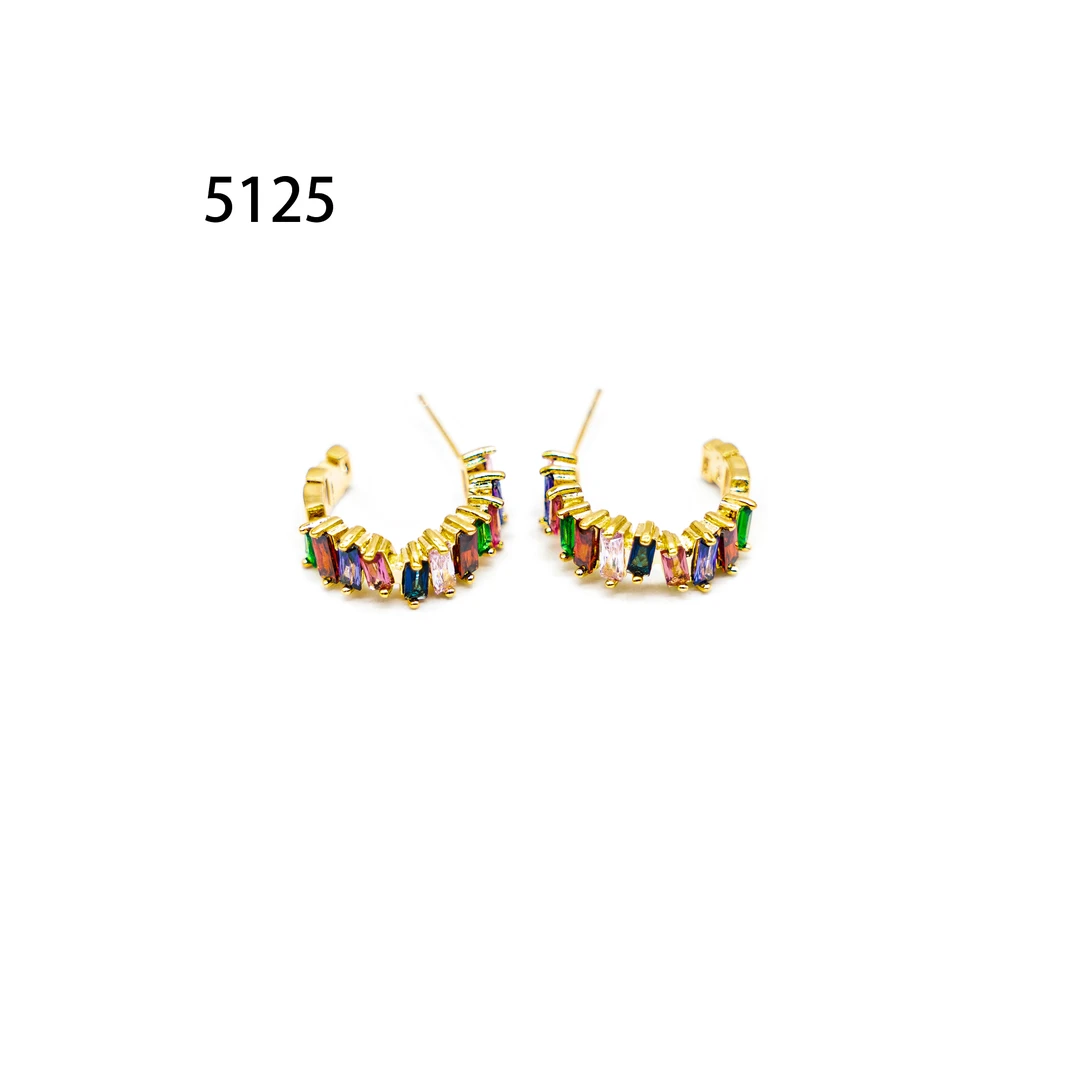 铜合金耳饰 设计师气质耳环小众设计高级感耳饰～5125