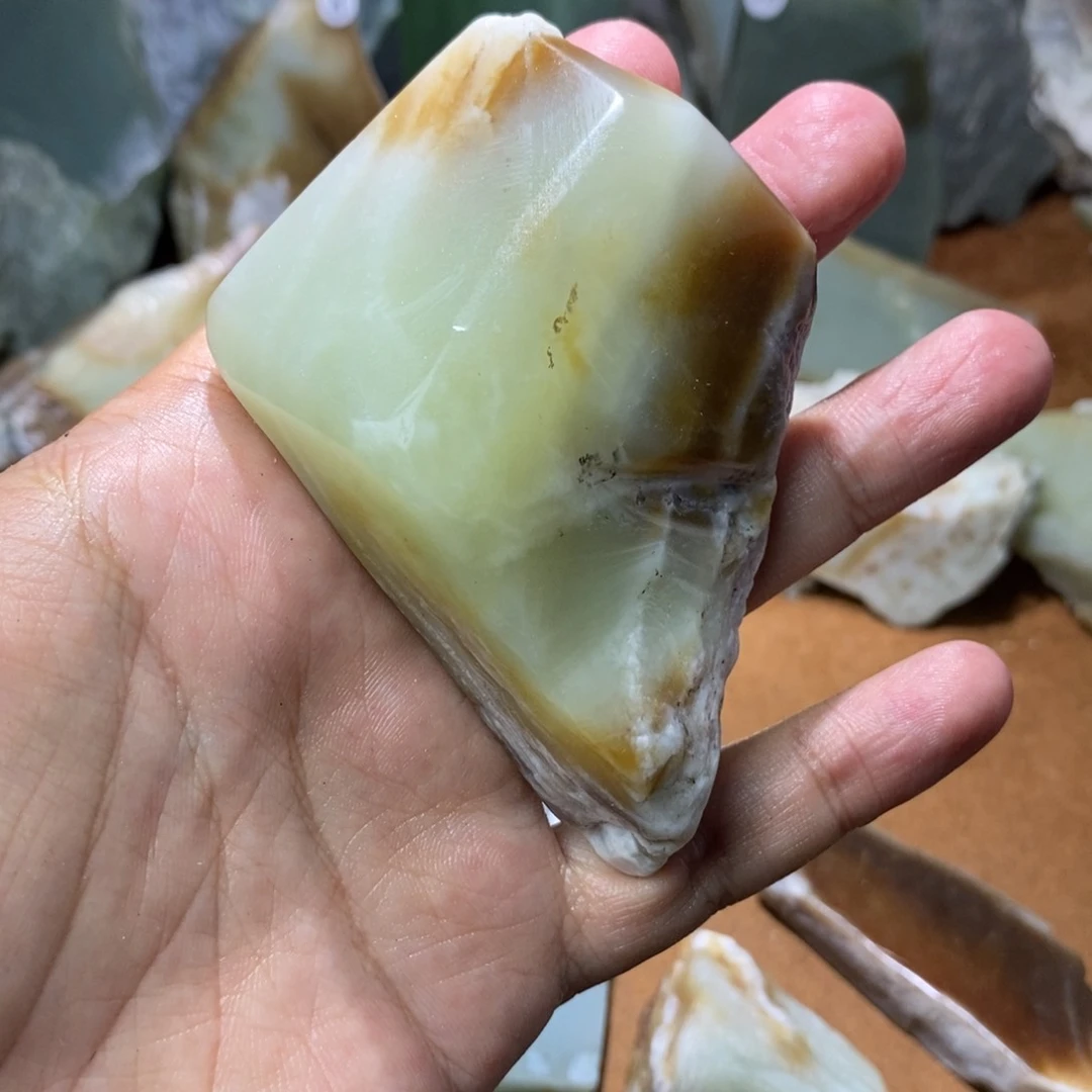 和田玉未镶嵌珠宝半成品李*当