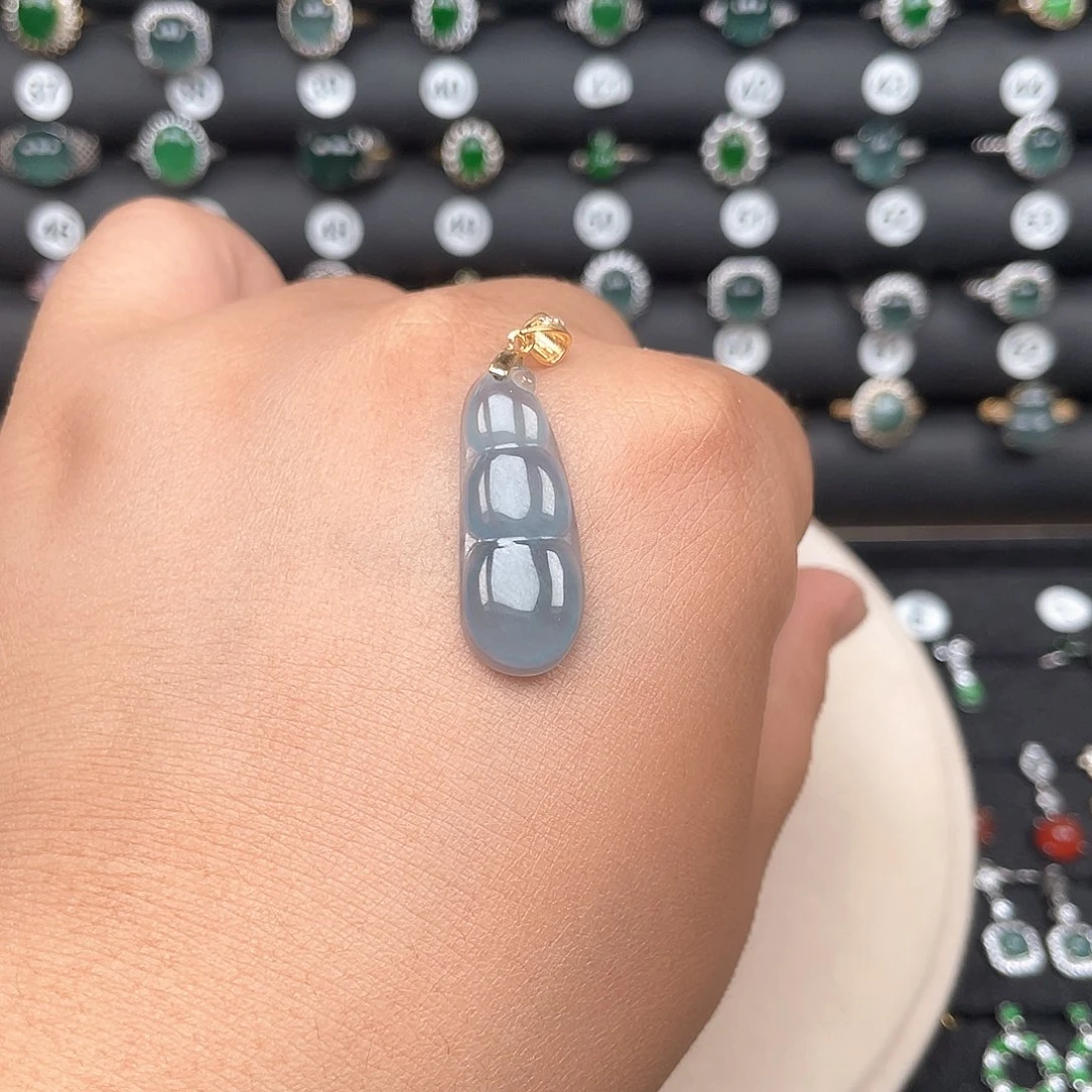 翡翠银S925镶嵌耳饰啊*琪Oooooooo