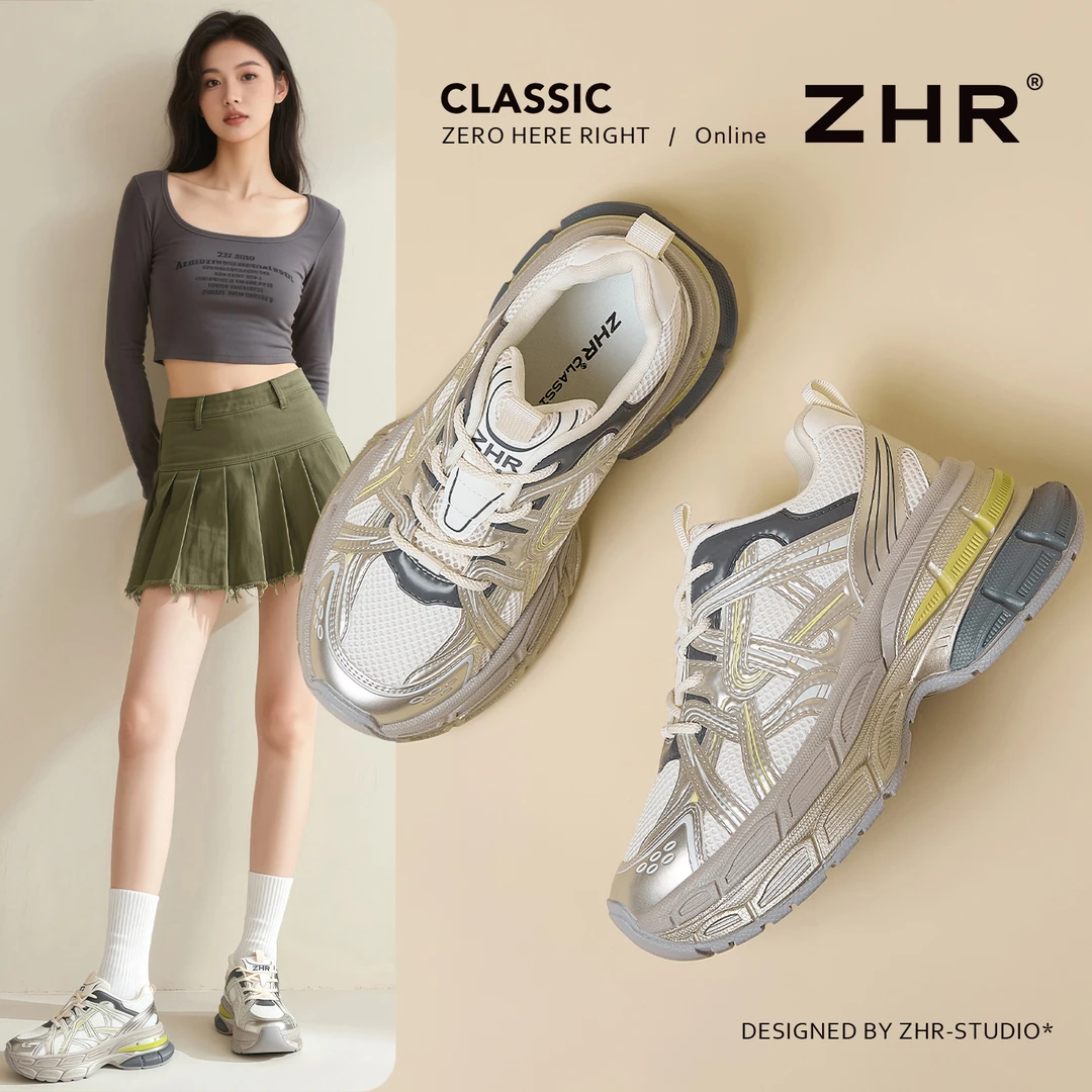 ZHR/则则【低价福利】厚底增高老爹鞋女透气舒适运动休闲鞋耐磨女鞋