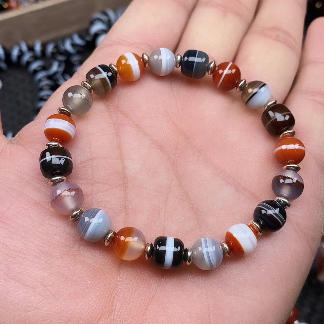玛瑙/玉髓未镶嵌手链