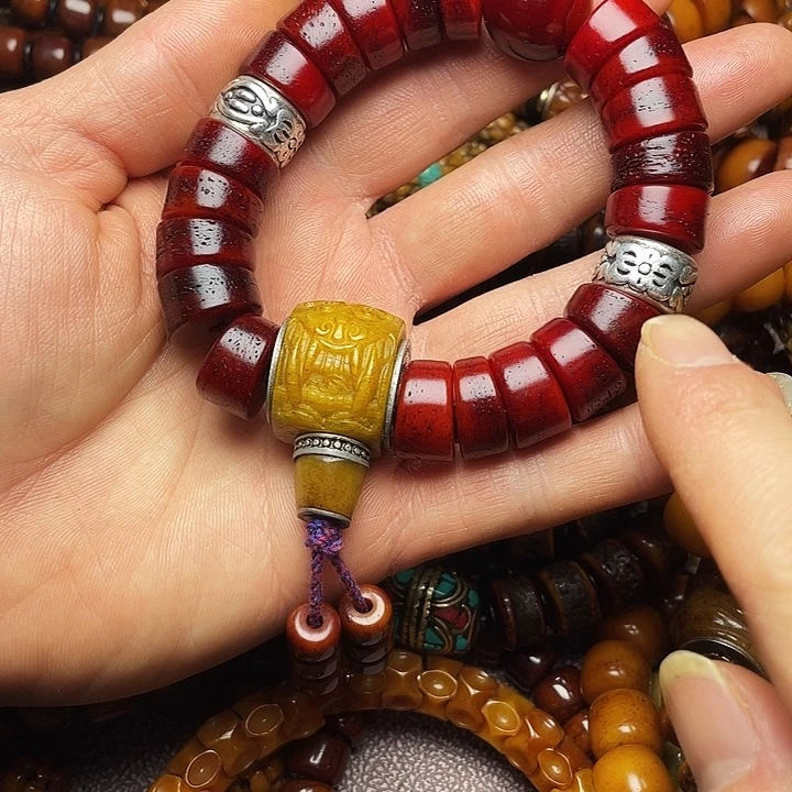 王***：牛骨手串/手链眉心骨