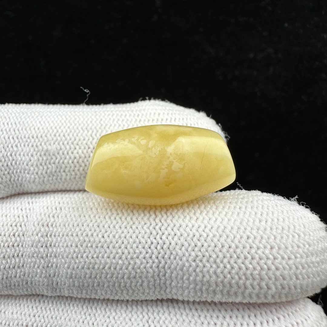 R9573天然俄料蜜蜡马蹄珠12.6*23.3mm 支持鉴定 假一罚四