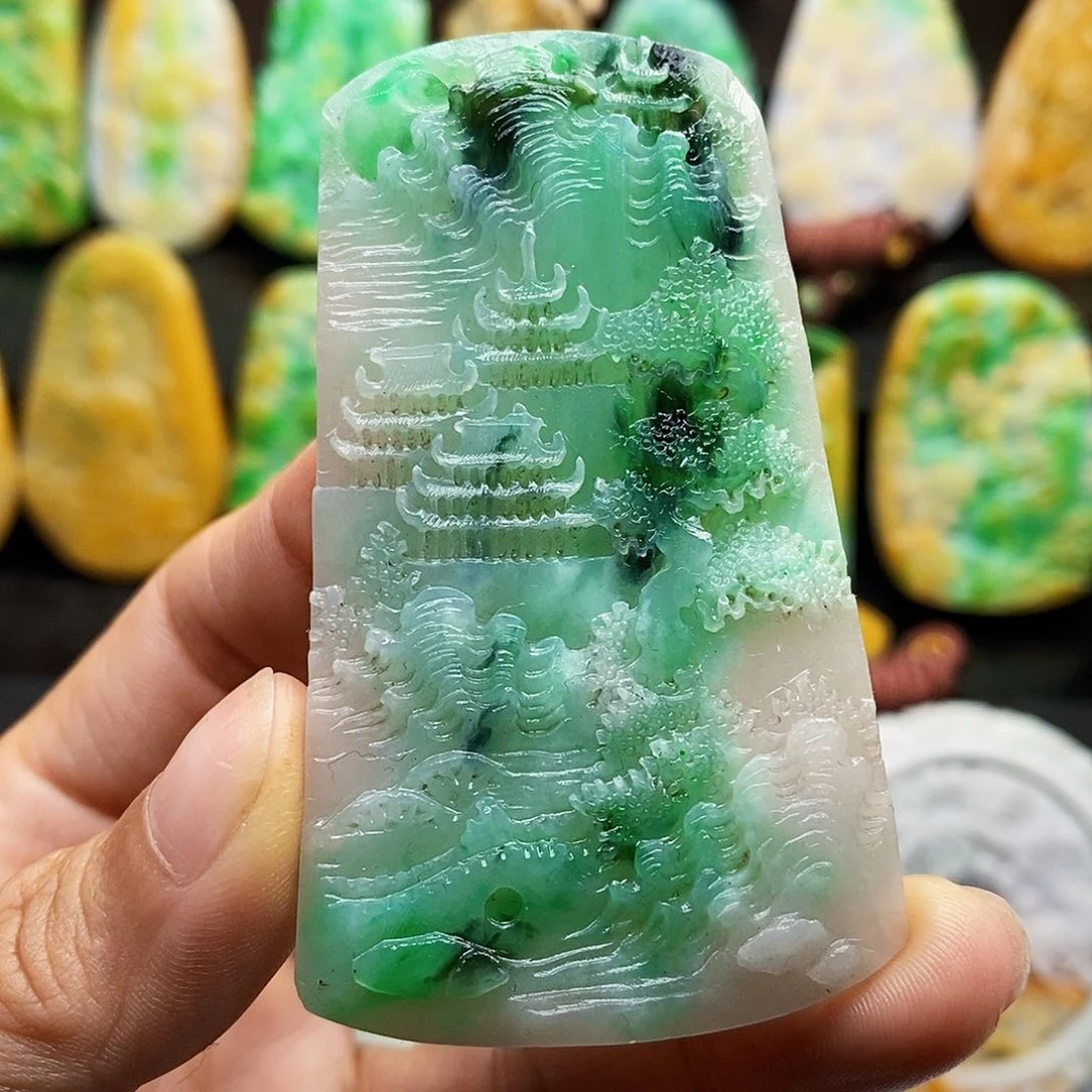 未镶嵌定制翡翠翡翠A货一物一证