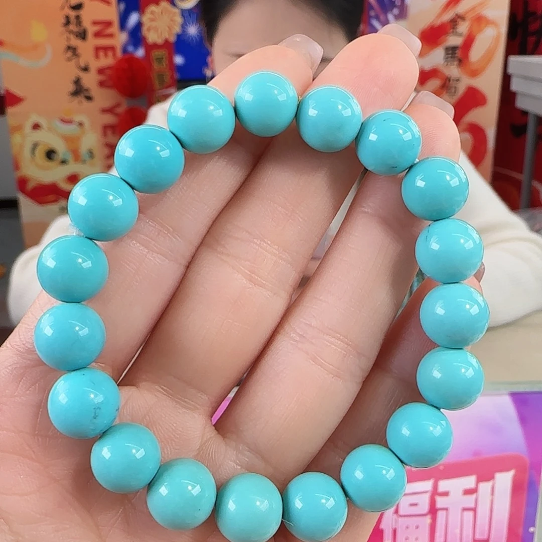 绿松石未镶嵌珠宝奇石10mm+