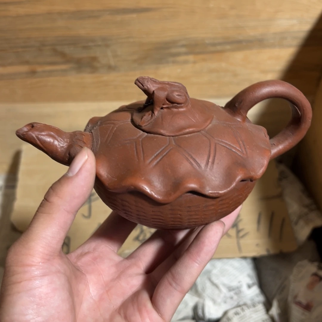茶壶紫砂老厂紫砂壶一件！
