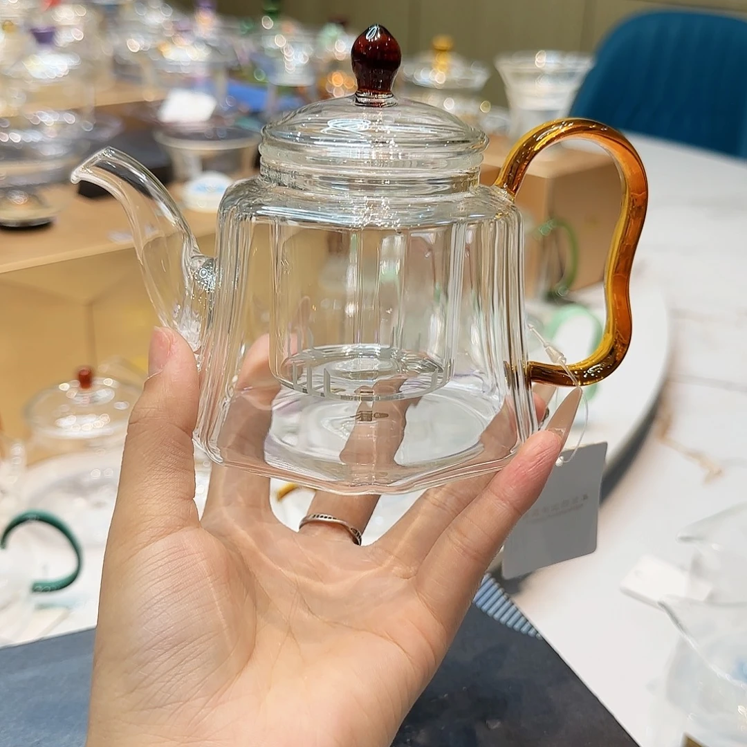 禾器琥珀色锦瑞壶