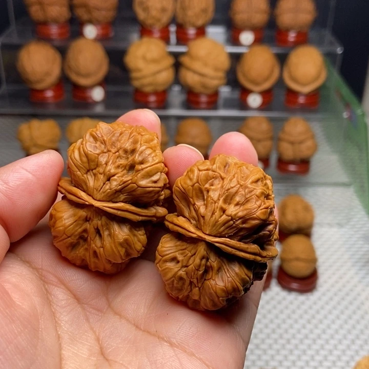 把件文玩核桃磐石鬼脸19
