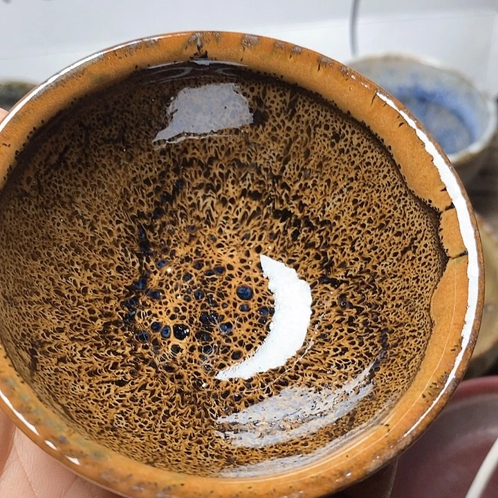 边****茶盏落灰烧窑变特色盏