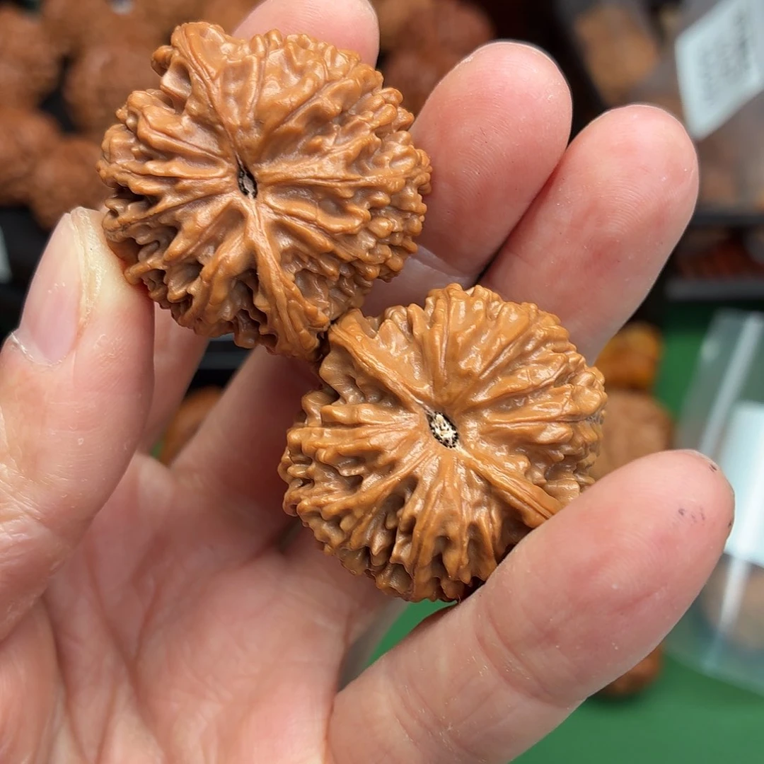 核桃把件麻核桃满天星福利价