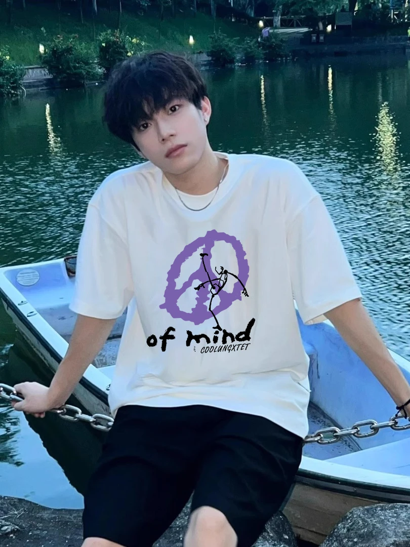 潮流百搭纯棉短袖t恤男夏季字母印花设计感半袖宽松潮牌INS上衣女