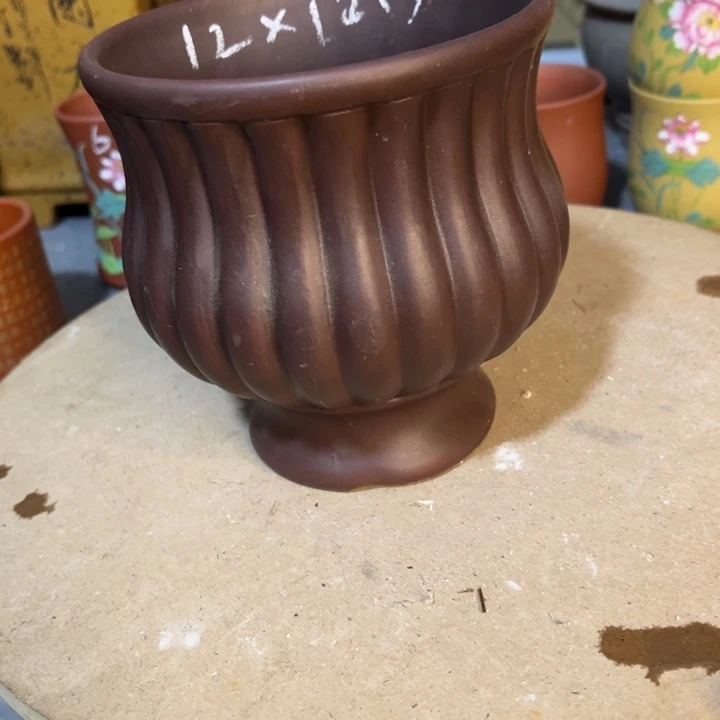 紫砂花盆紫砂花盆