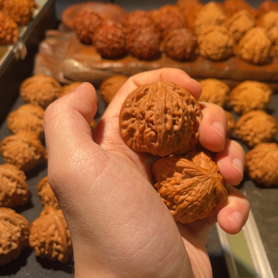 心***然文玩核桃吊坠磨盘