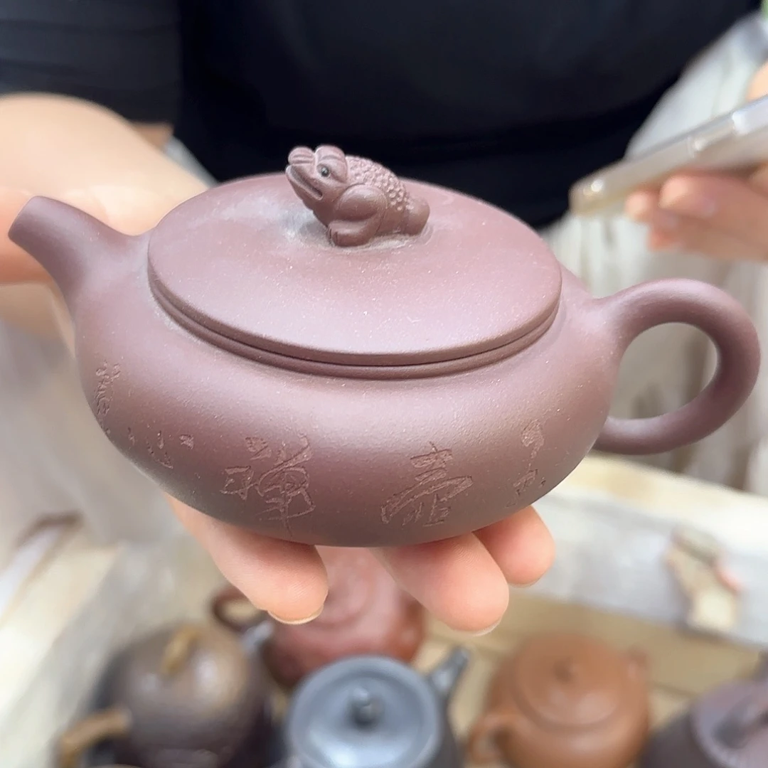 茶壶紫砂宜兴紫砂壶瑕疵处理