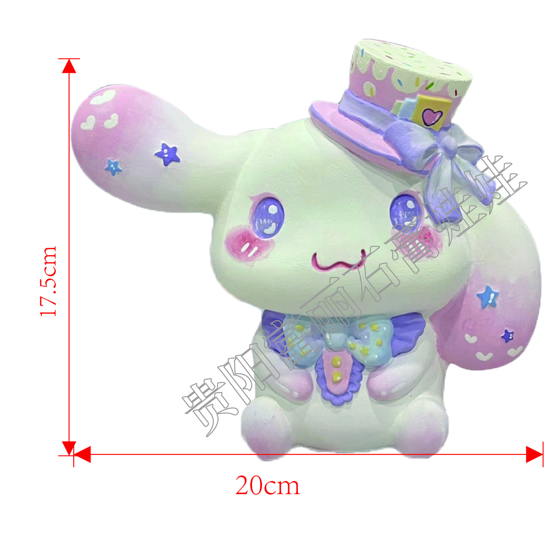 diy涂色彩绘玩具手绘创意生日礼物石膏娃娃2025新款手工