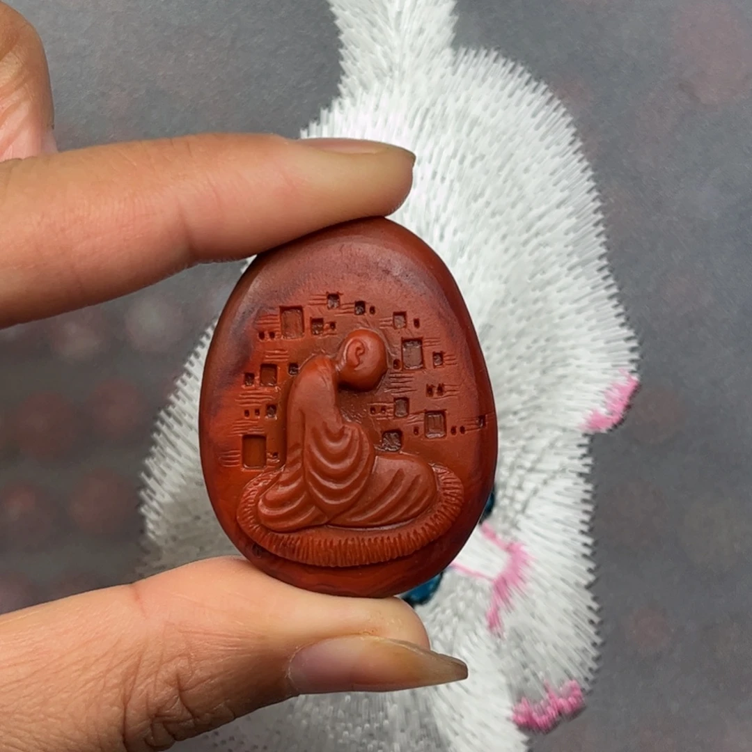 南红玛瑙未镶嵌吊坠