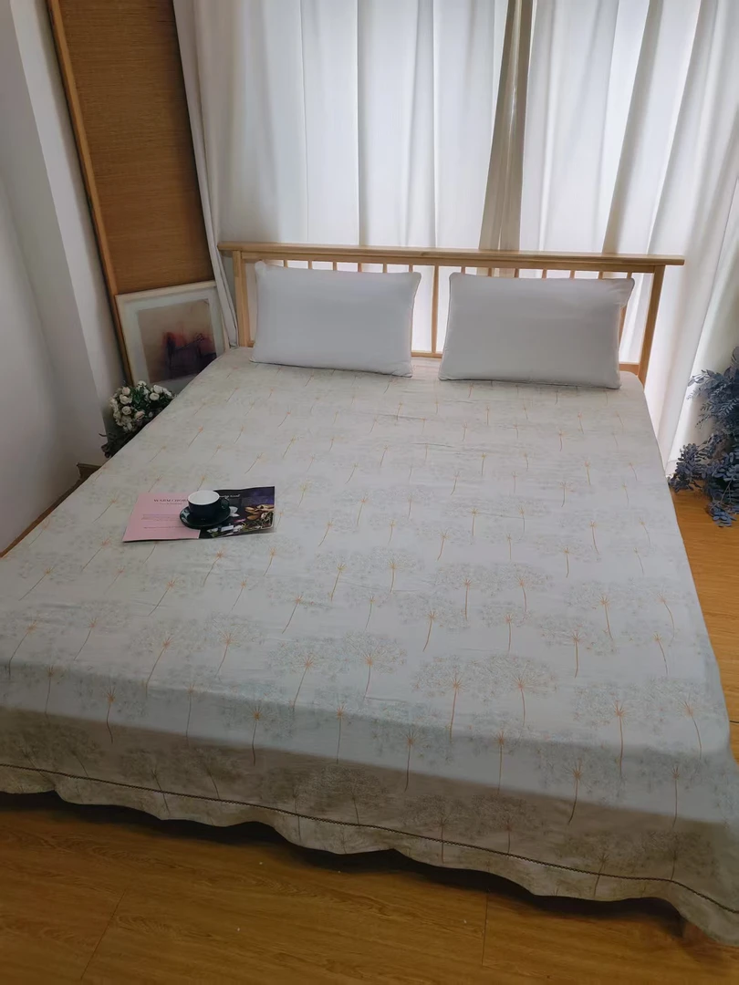幕古（Mugu）荷染工艺素罗纱色织提花（植物染）单床单2.5✖️ 2.5～M28