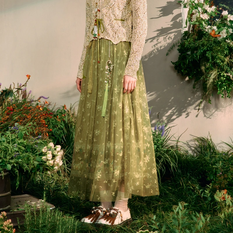 【千颂妮专享】菀草壹2025春季新款半身裙O19521411