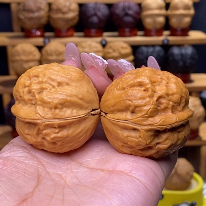 把件文玩核桃玄武金蟾37号42尺