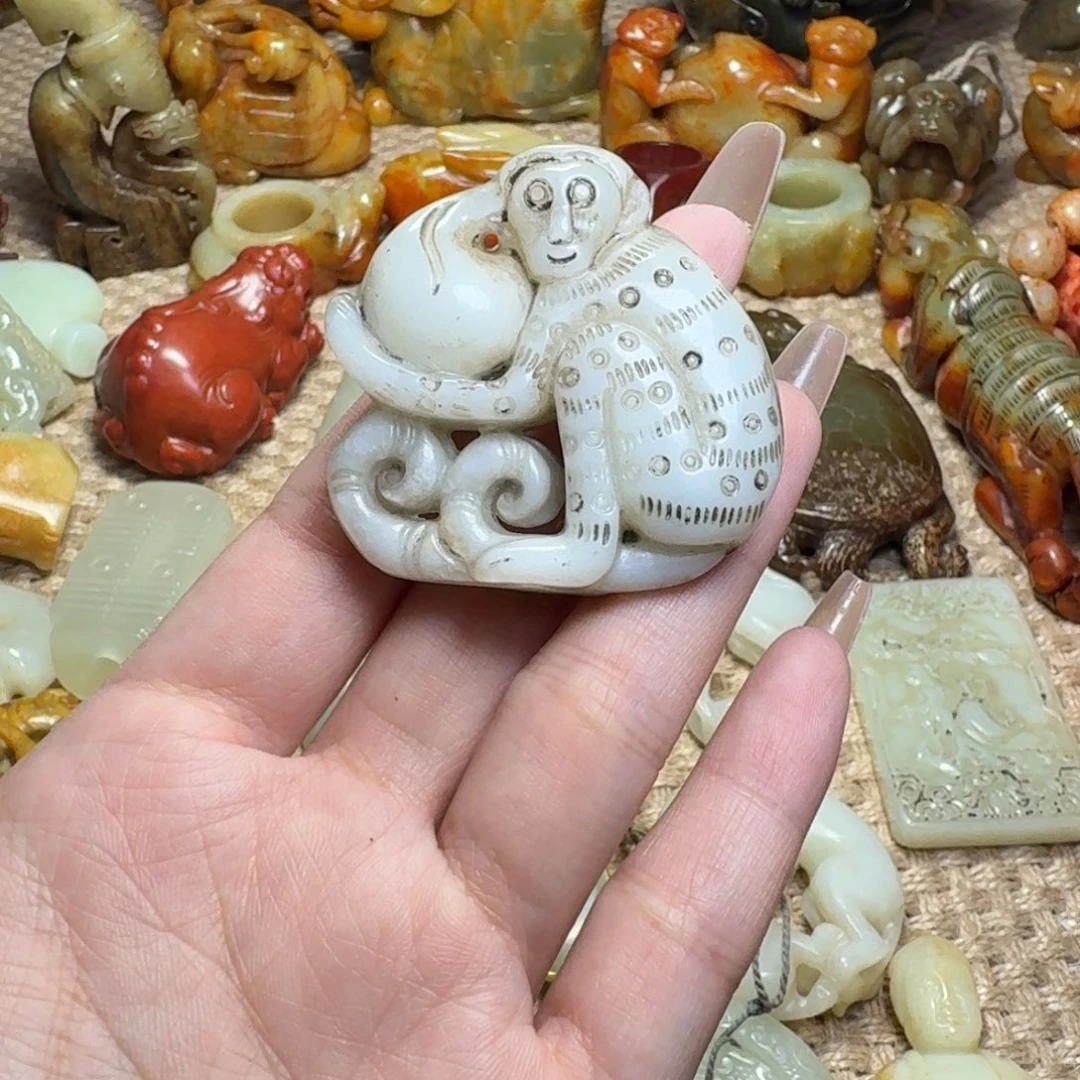 白玉菩提吊坠挂件