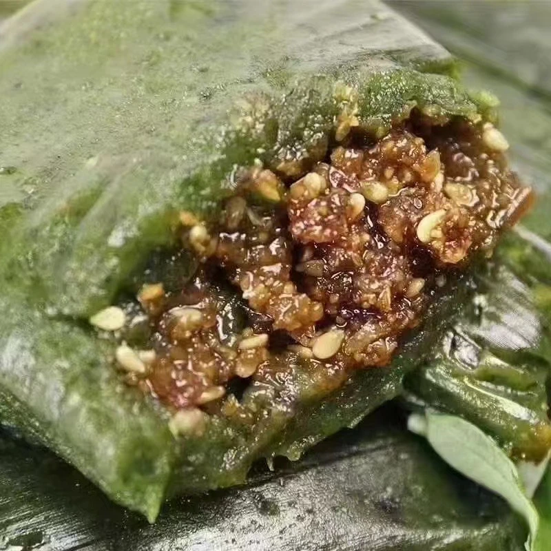 【蒿草粑粑】湖南新化特产手工野菜粑