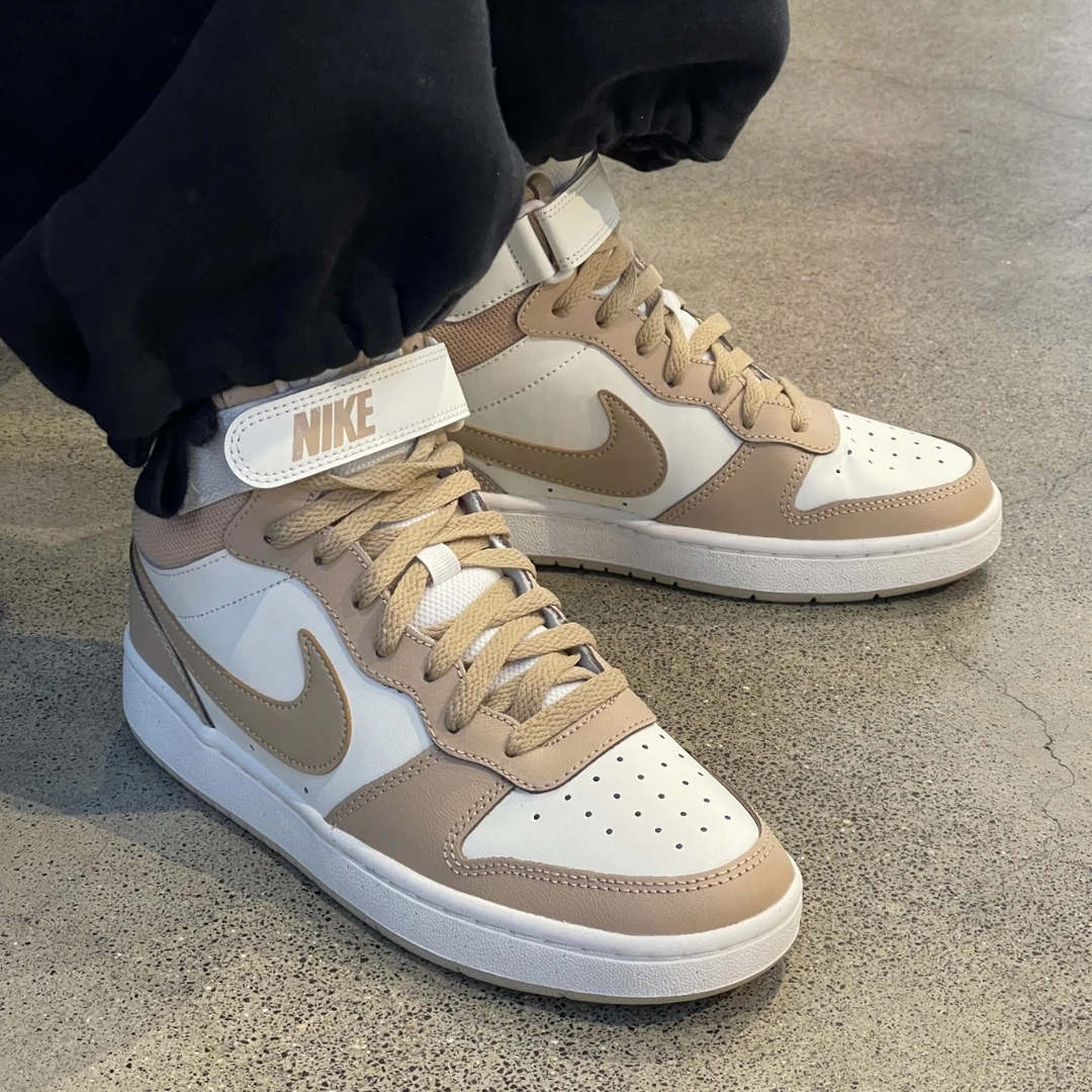 Nike耐克Court Mid 2 女款美拉德色系休闲运动硬底板鞋CD7782-125