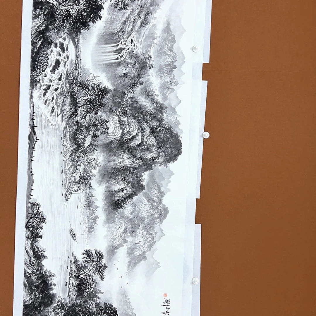 国画李文峰的画作