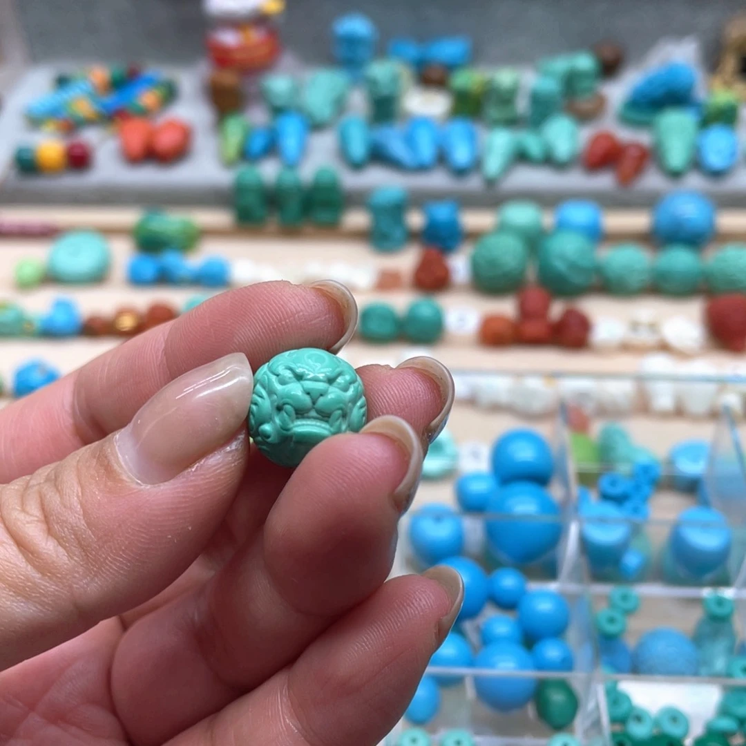 无铜合金配饰啦十二貔恘圆珠