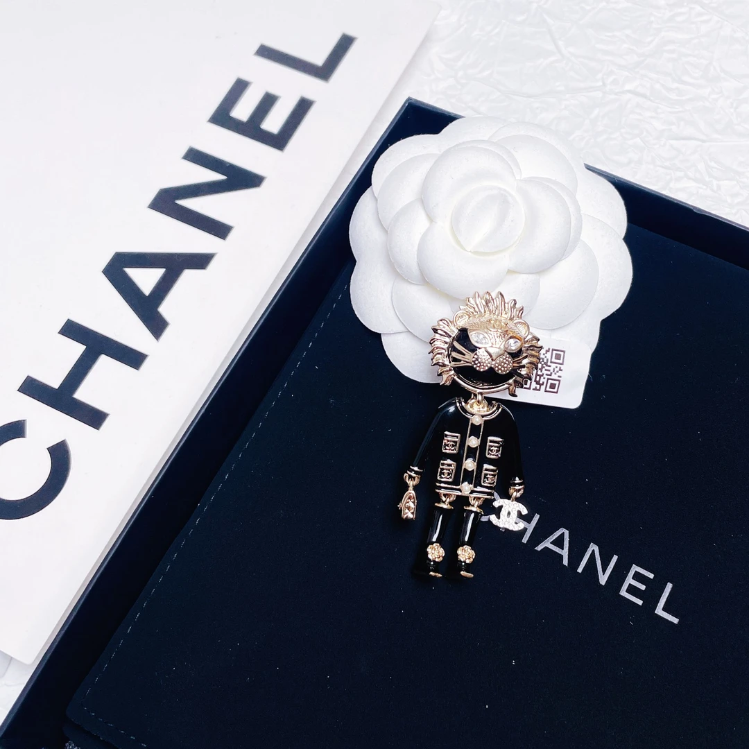 95新 Chanel/香奈儿 柚礼中古/香奈儿机器人胸针LZ412235