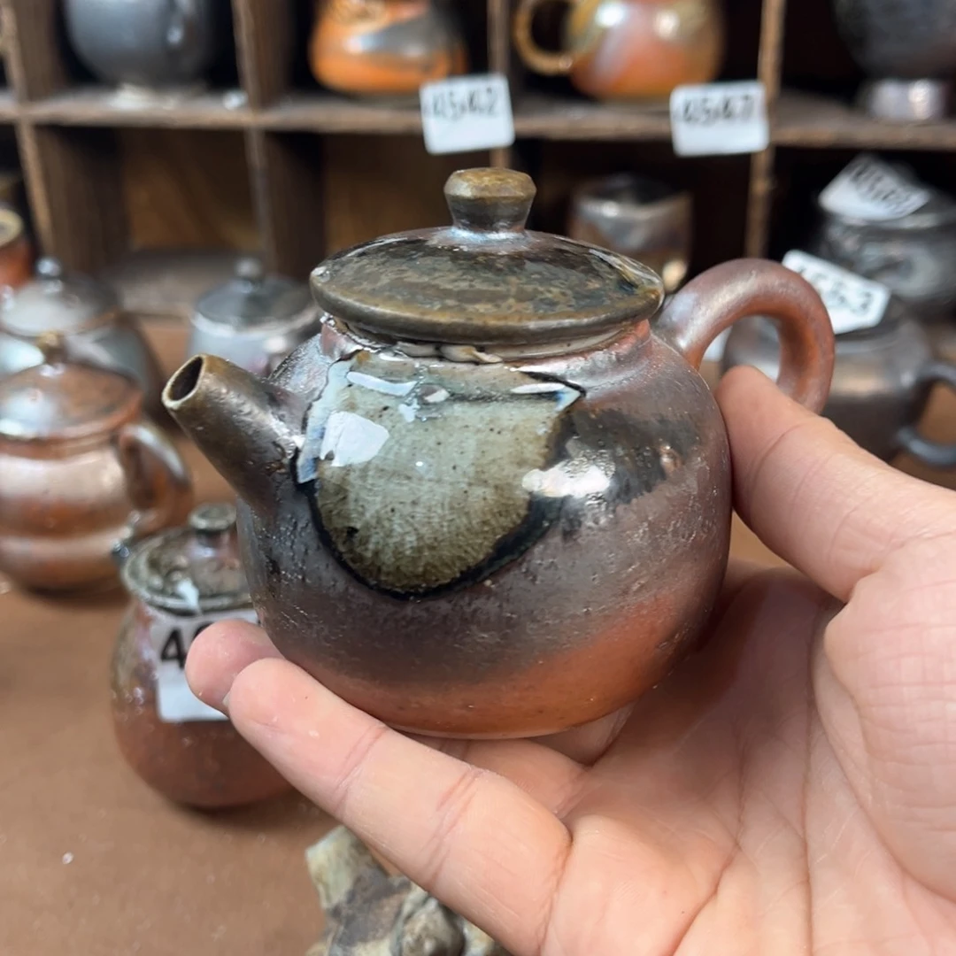 壶沐*柴烧茶器主人壶