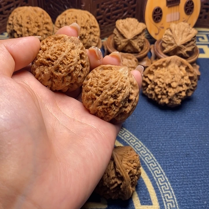 文玩核桃把件38星星