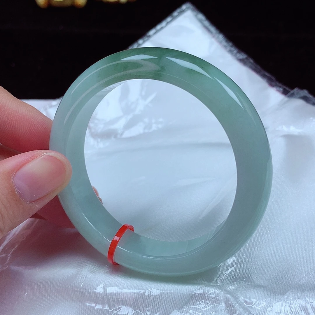 翡翠未镶嵌手镯54-55圈