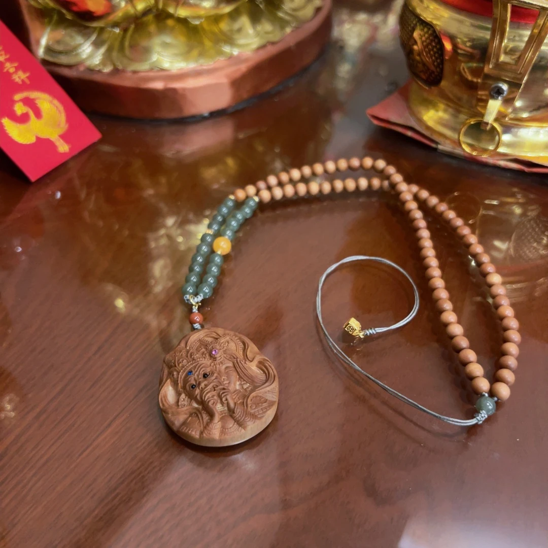 蓝宫调 老料扎基吊坠 十三年奉孤品 M359