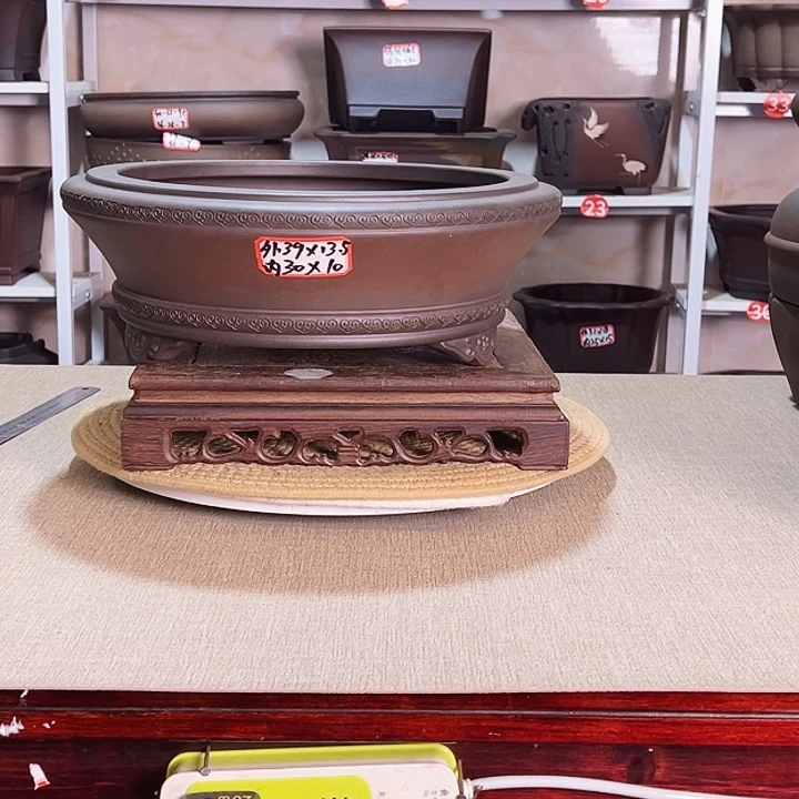 紫砂花盆紫砂花盆