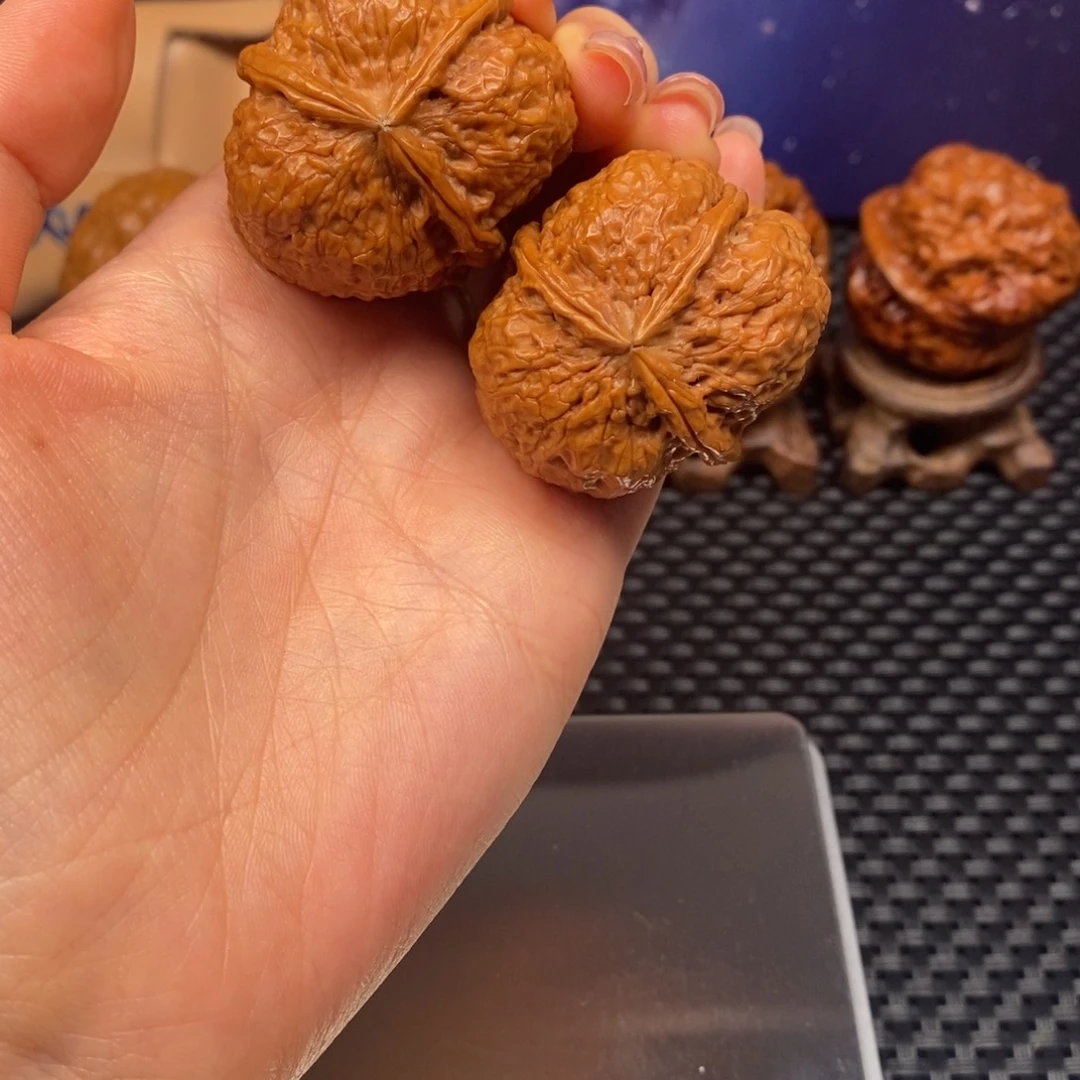 把件文玩核桃龙骨三棱37